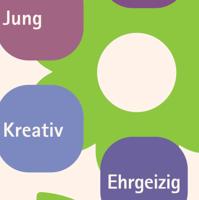 Jung kreativ ehrgeizig