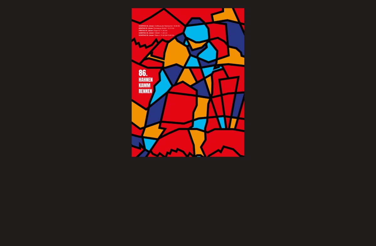 Teilnahme am Plakat Grafikwettbewerb für Hahnenkammrennen Kitzbühel 2027